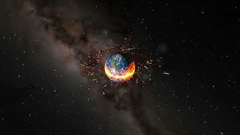 Earth and Mercury Collision