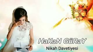 Hakan Güray - Nikah Davetiyesi Resimi