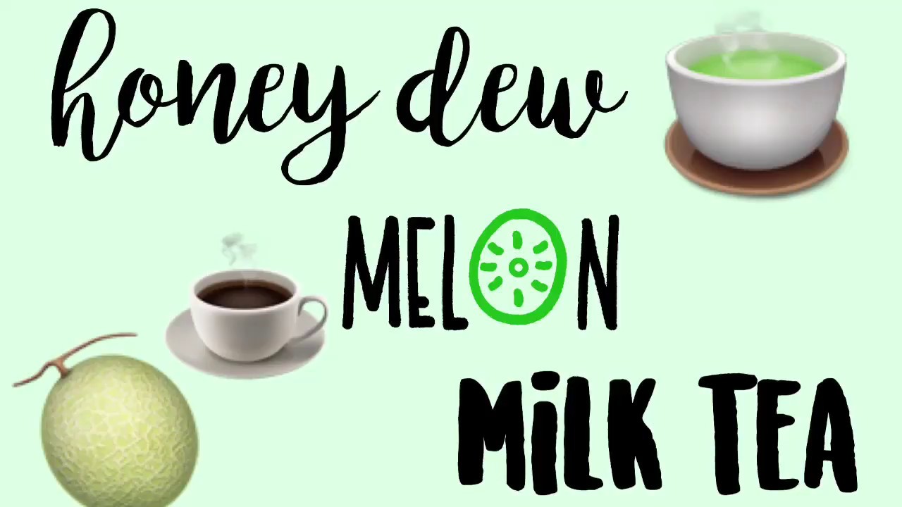 honeydew melon milk tea kimzies YouTube