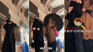 Viral⁉️ Wanita Bercadar Joget Tik Tok Ketika Melaksanakan Haji