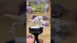 Warhammer 40K Tyranids barbguant paint finish #shorts #viralshorts