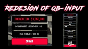 Redesign of qb-input - SEVEN DEVELOPMENT