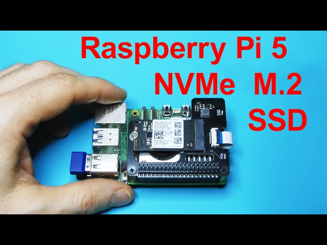 Raspberry Pi 5 NVMe PCIe M.2 SSD 