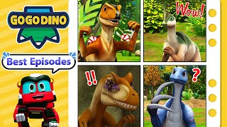 Best Rescue Dinosaurs | GOGODINO Best Episodes | Dinosaurs for Kids | Cartoon | Robot Dino | Toys