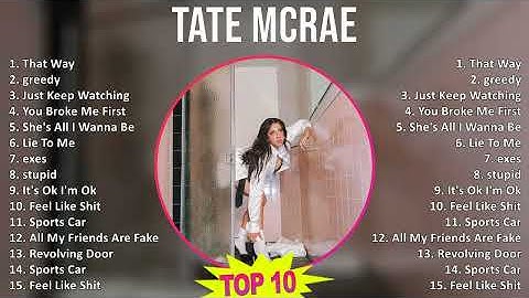 Thumbnail of Tate McRae 2025 MIX 1 HOUR - That Way, greedy, Just Keep Watching, You Broke Me First