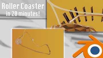 Roller Coaster in 20 Minutes! (W/Geometry nodes)