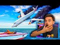 In GTA 5.. Boeing 747 EMERGENCY LANDING on WATER! (OMG!)