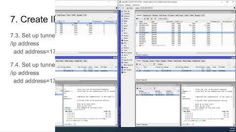 Configuration IP Tunnel + IPsec Site to Site in MikroTik router