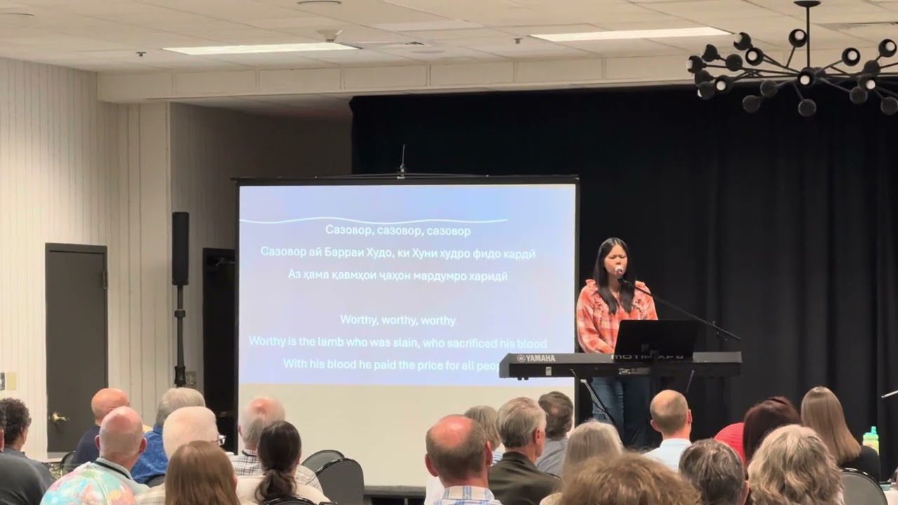 Evangeline shared and sung at the Navigator International Student Ministry Conference Nov 2025