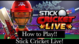 Tips & Tricks for playing Stick Cricket Live | How to Play | Beginners |Important Things to remember screenshot 5