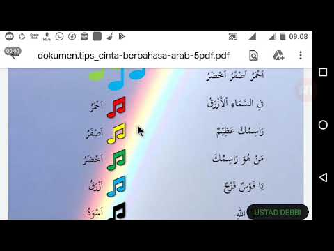  Bahasa  Arab kelas 5 materi macam macam  warna  YouTube