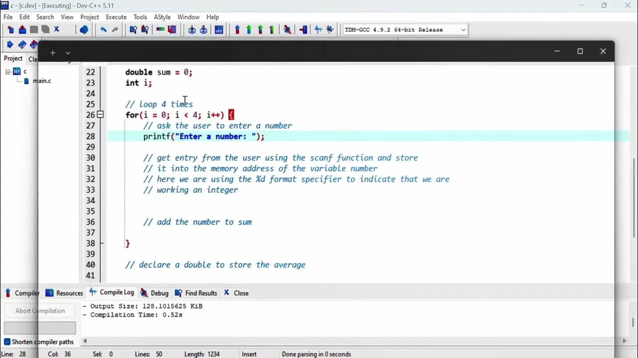 C 1 Using For Loops To Get Multiple User Input In Dev C YouTube c-1-using-for-loops-to-get-multiple-user-input-in-dev-c-youtube