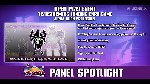 Conversion Conversations: Transformers TCG Ia-Con Online Play Event