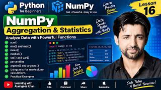 Lesson 16  NumPy Aggregation and Statistics
