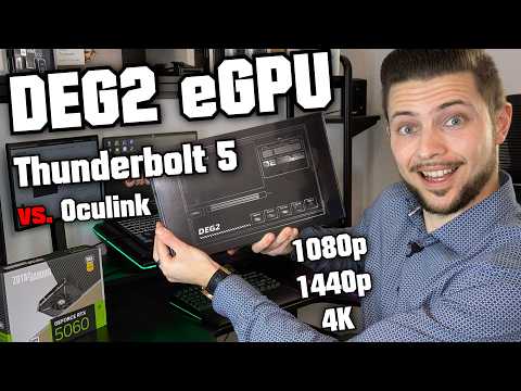 Minisforum DEG2 eGPU 💪😏 OCuLink & USB4V2 makes Thunderbolt 5 obsolete! PCIe 4.0 & M.2 SSD Benchmark