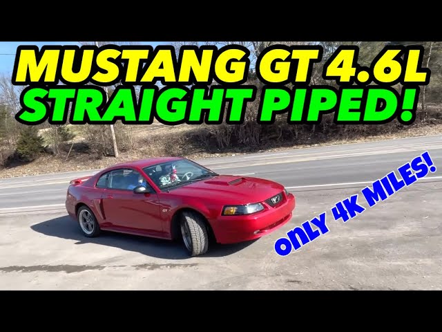 2002 Ford Mustang GT 4.6L V8 DUAL EXHAUST w/ STRAIGHT PIPES! Only 4,000 MILES!