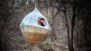 KOZA BARINAK / COCOON SHELTER BUSHCRAFT / Streç Bandı İle Barınak