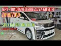 MPV - SPECIAL OFFER TOYOTA VELLFIRE 2.5 Z A BAPAK MURAH