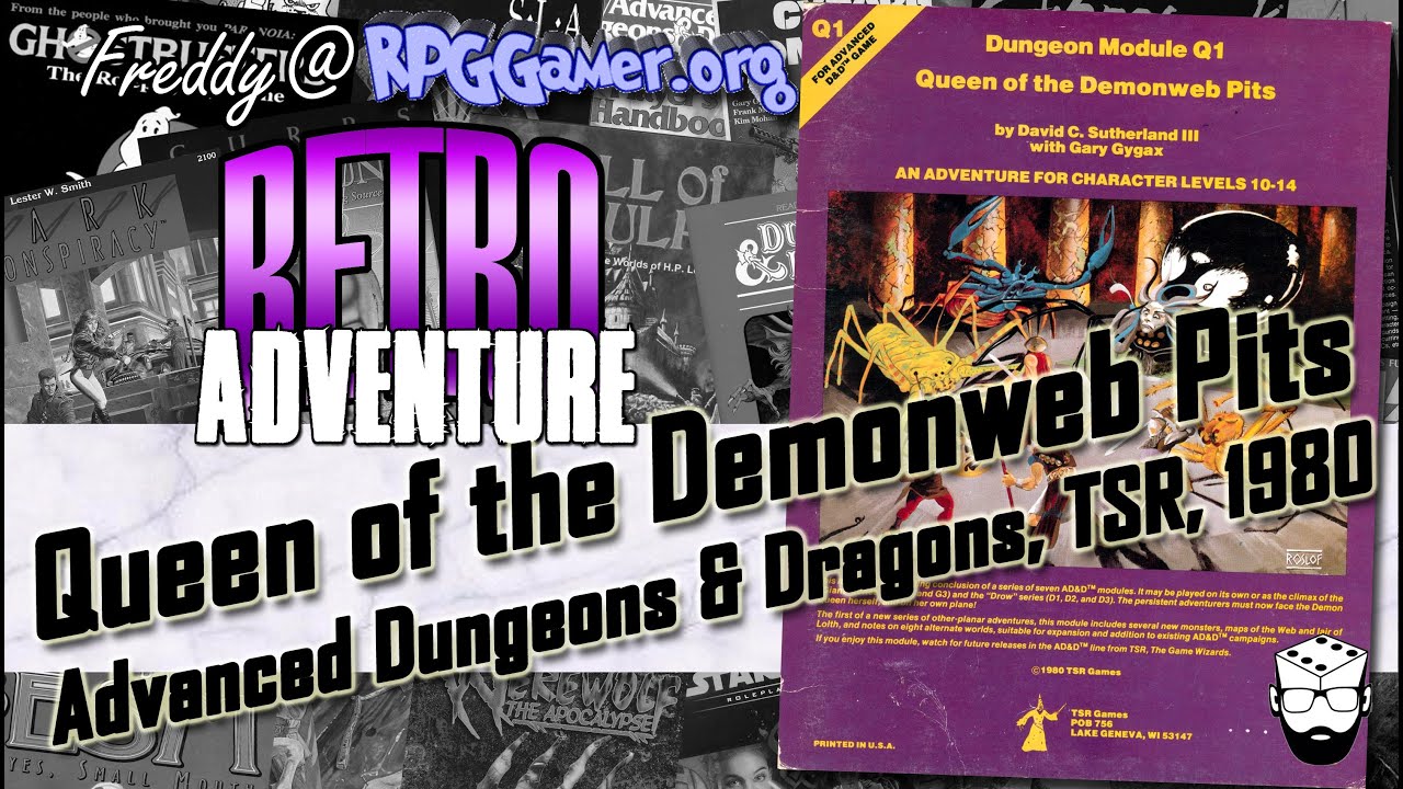 Queen of the Demonweb Pits: Dungeon Module Q1 (AD&D 1E, TSR , 1980