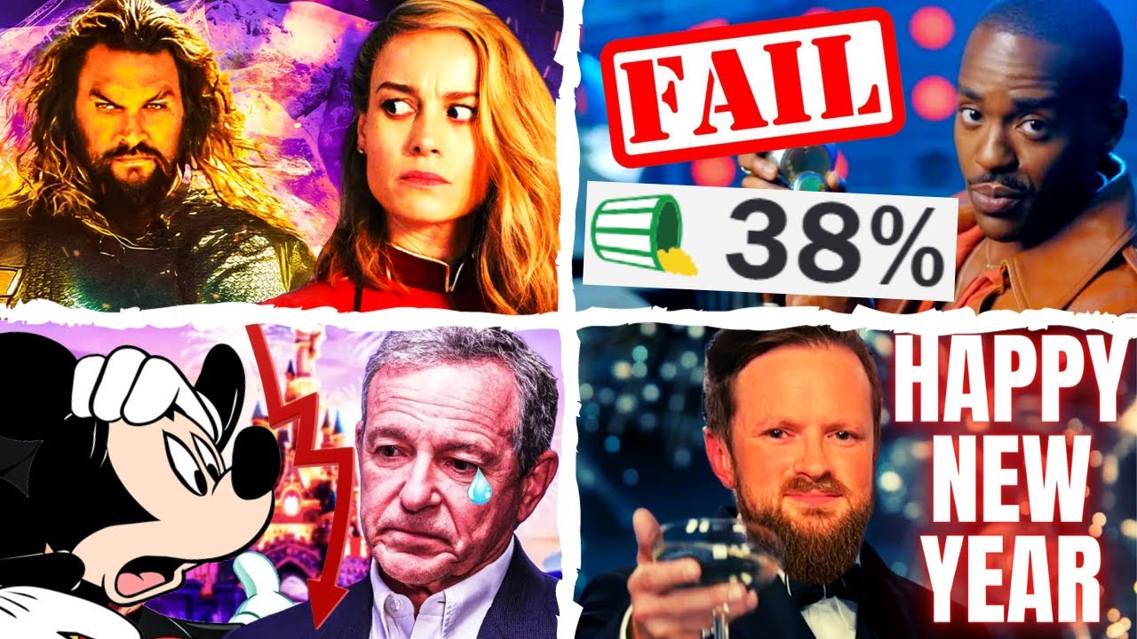 Happy New Year! – The Marvels DESTROYED By Aquaman 2 FLOP, Doctor Who FAILURE, Disney Is Desperate