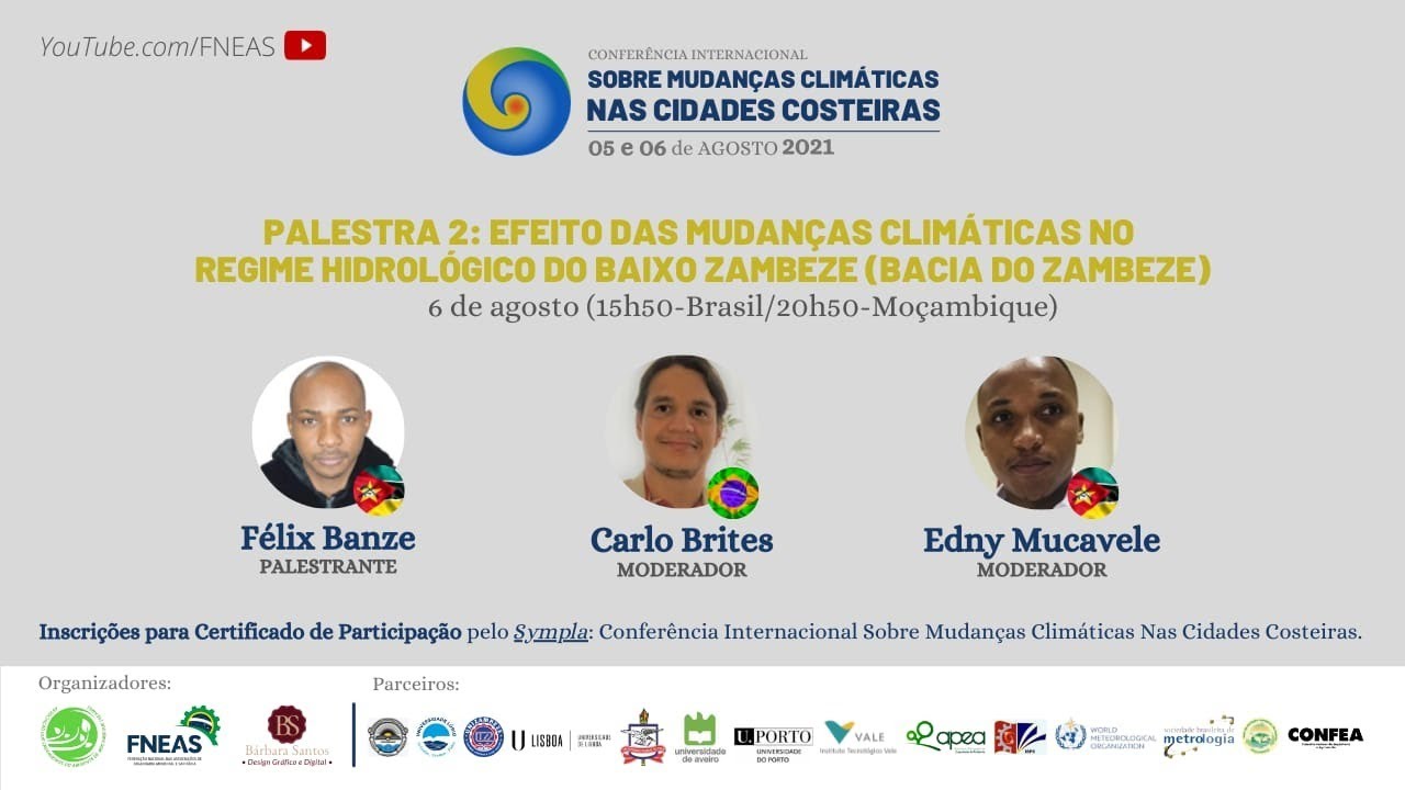 PALESTRA 2: Conferência Internacional sobre Mudanças Climáticas nas Cidades Costeiras