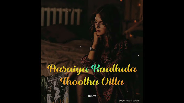 Aasaiya kaathula thoothu vittu song 😍😍 trendy edition 😎😎😎