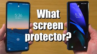 Installing the Best Screen Protector for Samsung Galaxy 21 Ultra, S21+, & Z Fold 2