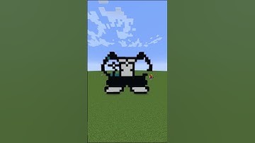 Minecraft Sans Quick pixel art build