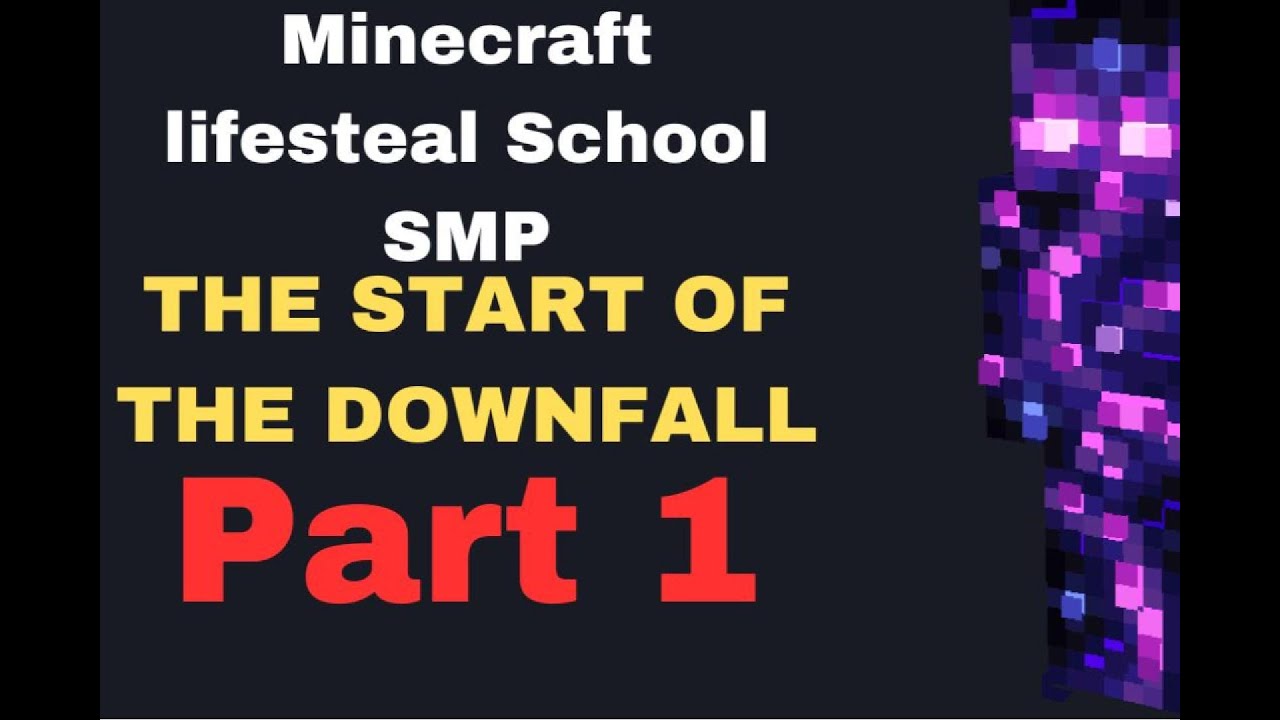 Minecraft lifesteal SMP part 1: The start of the downfall - YouTube