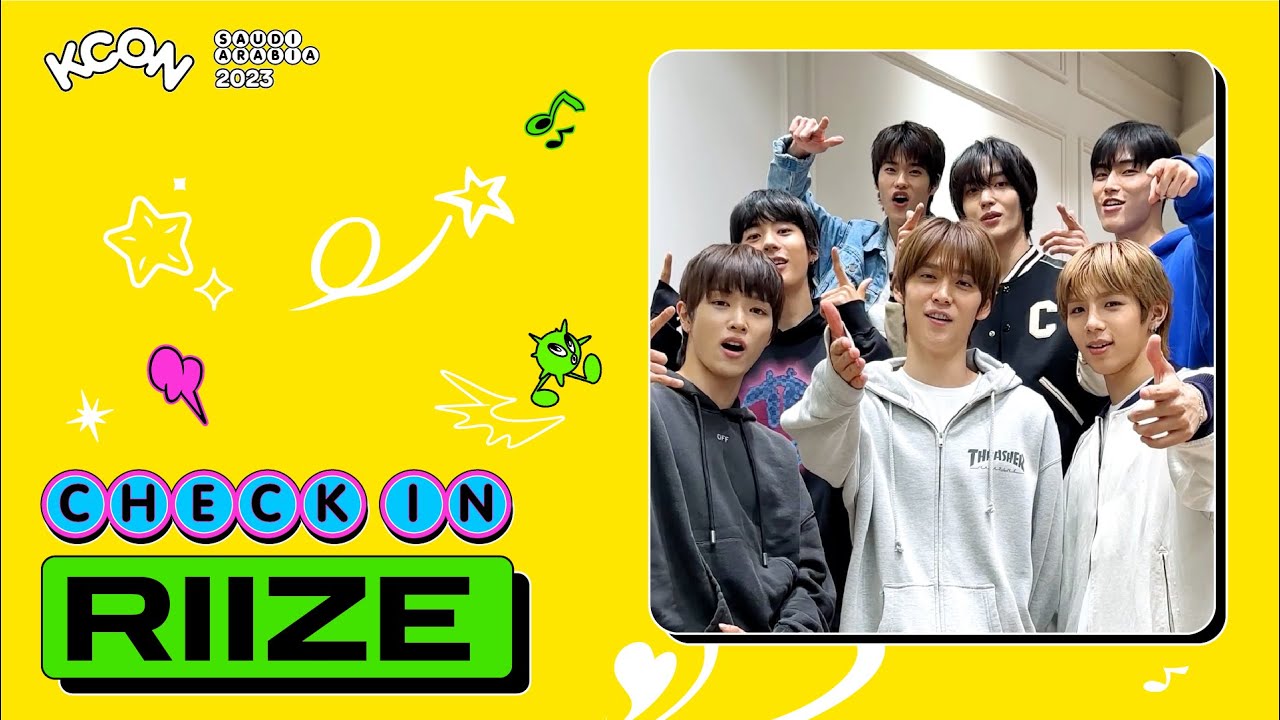 KCON サウジアラビア アントン RIIZE CHECK IN 💚 | RIIZE (라이즈) | KCON SAUDI ARABIA 2023 - YouTube