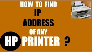 How to the IP Address of Any HP ? - YouTube