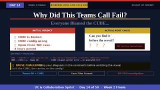 Day 14 - Why This Teams Call Failed | SIP 503 Service Unavailable Root Cause Analysis