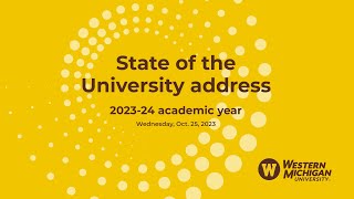 2023-24 State of the University address