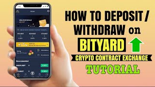 (Old UI) How to DEPOSIT or WITHDRAW on BYDFi (BitYard) Exchange | Crypto App Tutorial