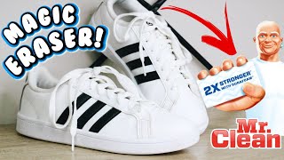 how to clean white vans with magic eraser