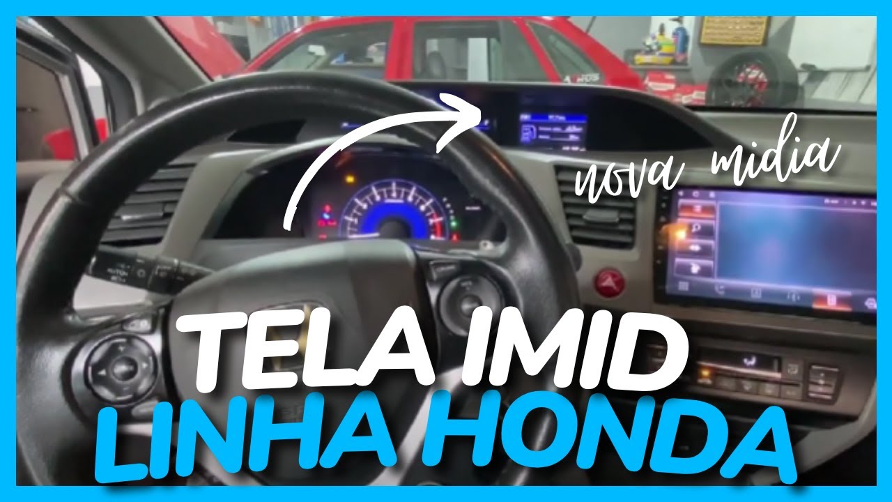 INSTALAÇÃO MULTIMÍDIA CIVIC G9 / CRV- EXS  - CHICOTE CANBUS  IMID CONECTOR - COMANDO VOLANTE