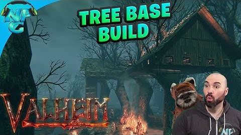 VALHEIM - EPIC Swamp Tree House Base Showcase and How we Built it!