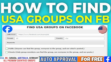 How to Find Facebook USA Groups on Facebook 2025  | Extract Facebook  Premium Auto Approval Groups
