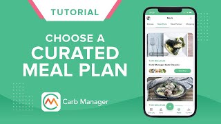 How to Choose a Curated Meal Plan in Carb Manager screenshot 5