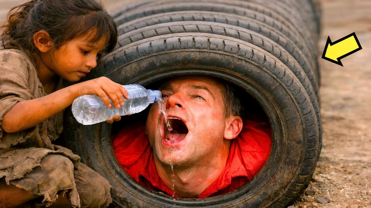 ҚАЛАДАҒЫ ЕҢ КЕДЕЙ ҚЫЗ ШИНАЛАРҒА БАЙЛАНҒАН КӘСІПКЕРДІ ҚҰТҚАРАДЫ… ОЛ НЕ ІСТЕЙДІ…