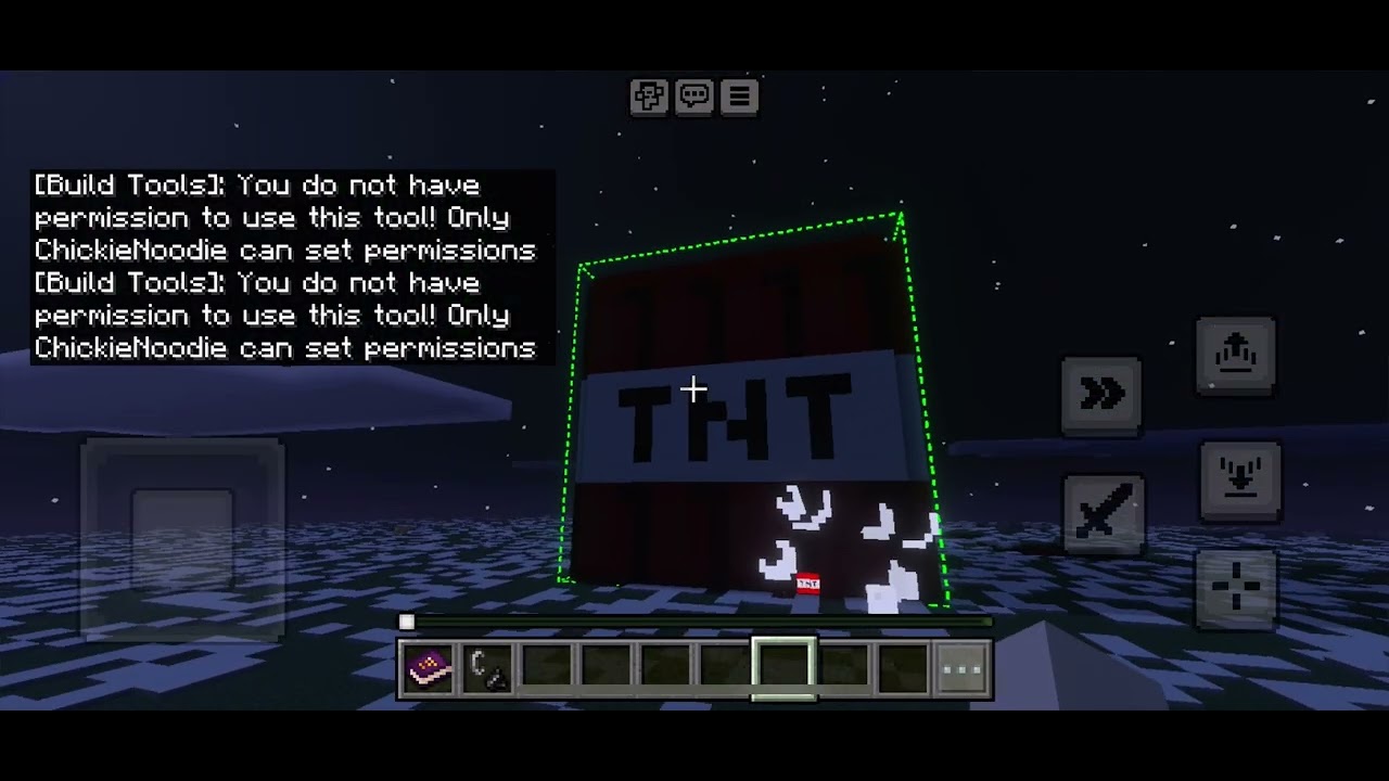 I destroyed my friends tnt stachue - YouTube