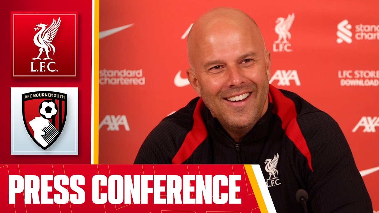 Arne Slot Pre-Match Press Conference | Liverpool v Bournemouth - YouTube