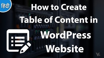 How to Create a Table of Content in WordPress Posts and Pages 2017