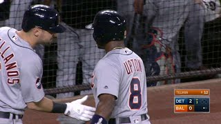 DET@BAL: Upton crushes a solo home run to center