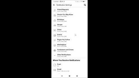 How to Disable Facebook Marketplace Notifications on Android?