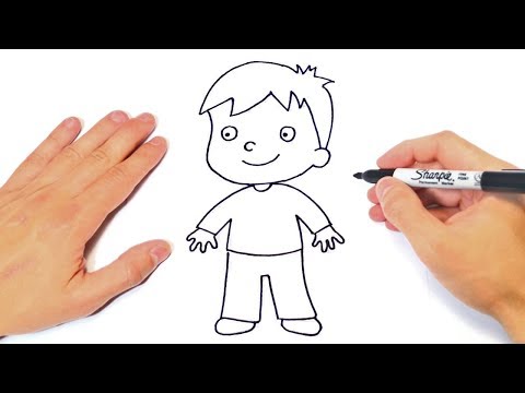 Video: How To Draw A Child's Drawing