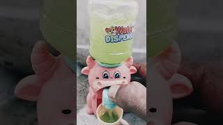 How To Tap Mini Water Fountain Dispenser Ep 192 Rabbit Cartoon Water Tap