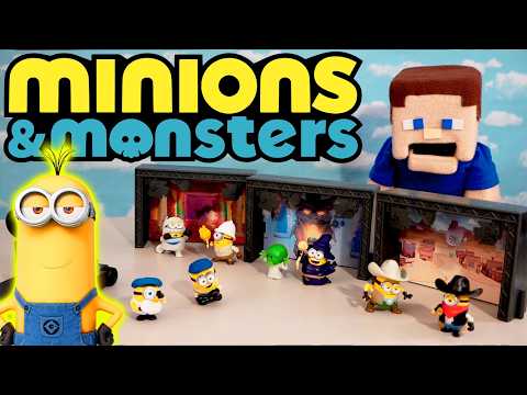 Minions and Monsters Movie Pack Sound Stage Figures COMPLETE LINE! Moose Toys