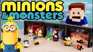 Minions and Monsters Movie Pack Sound Stage Figures COMPLETE LINE! Moose Toys