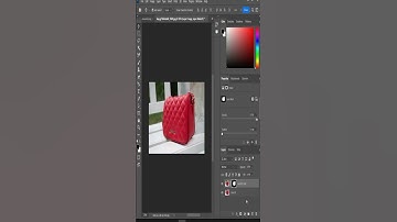 Change the color of the bag with photoshop#shorts